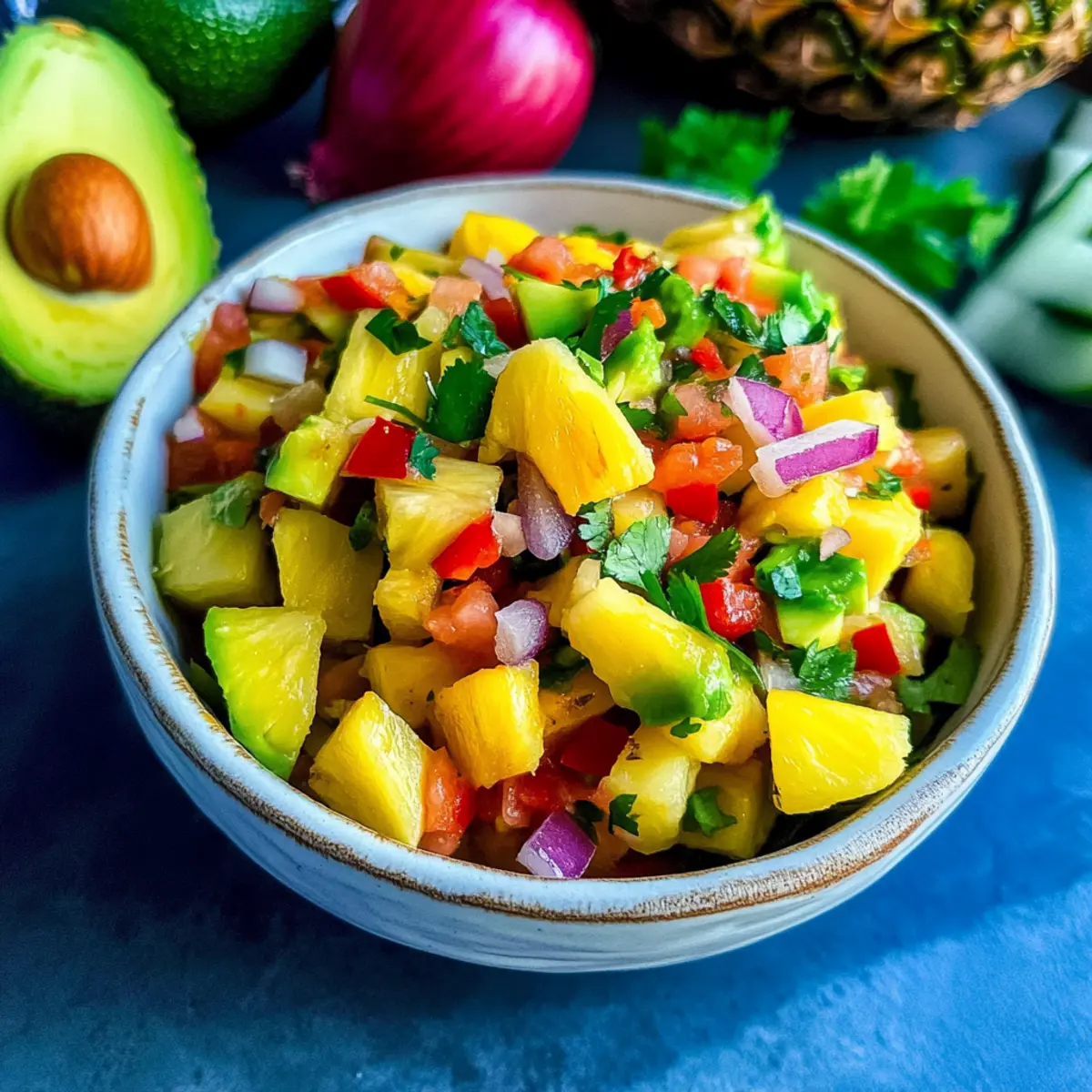 Pineapple Pico de Gallo Salsa: A Fresh Tropical Delight