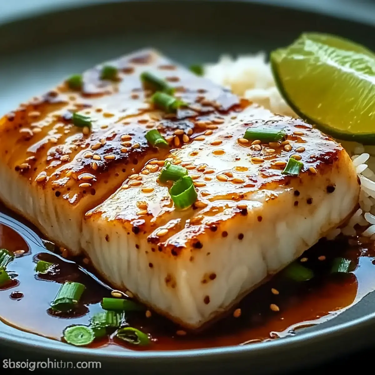 Savory Soy-Ginger Chilean Sea Bass with Scallions in 30 Minutes