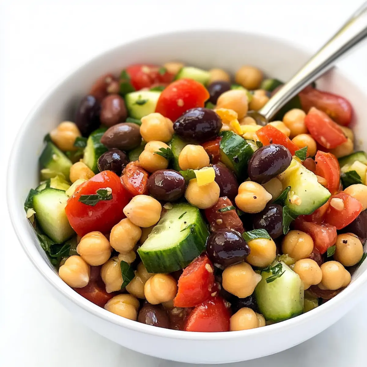 Mediterranean Chickpea Salad for a Refreshing Summer Boost