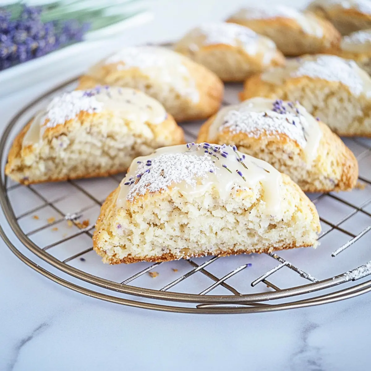 Heavenly Lavender Vanilla Scones for Your Perfect Brunch