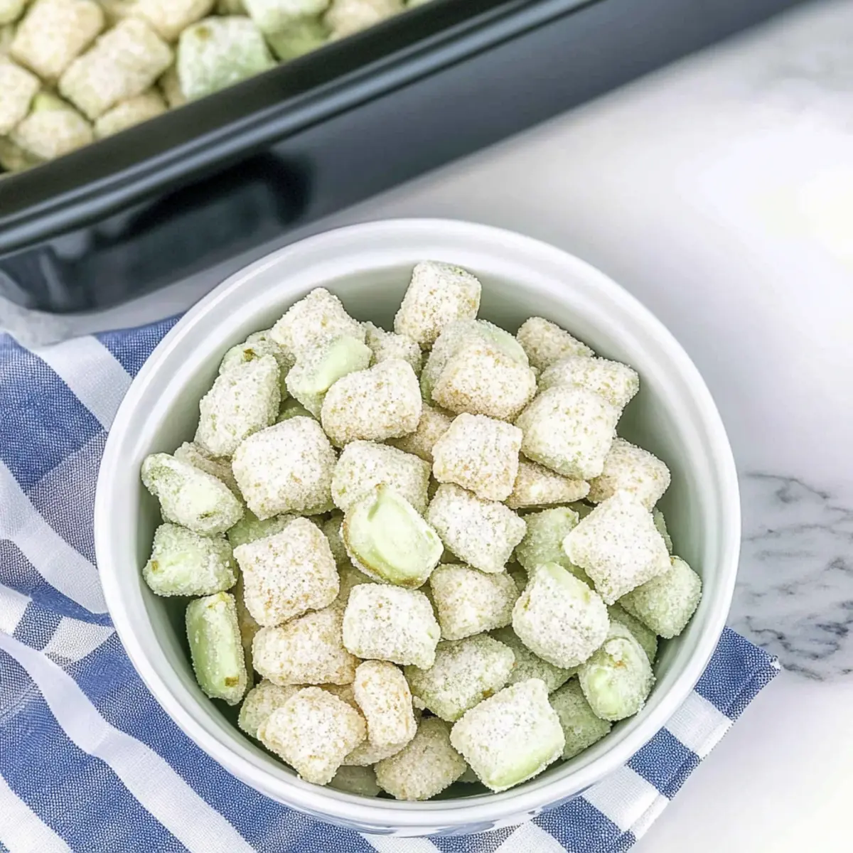 Irresistible Pistachio Puppy Chow for Quick Snacking Delight