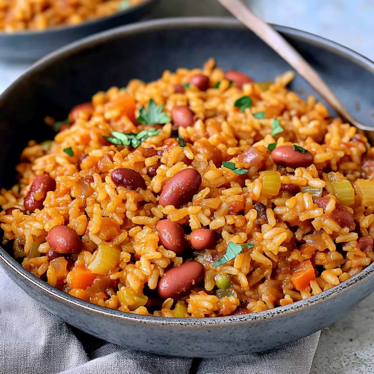Savor the Comfort of Spanish Rice and Beans in One Pot