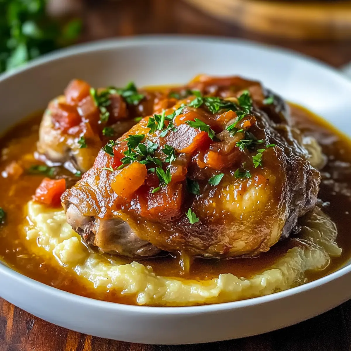 Savory Chicken Thigh Osso Bucco: A Cozy Dinner Delight