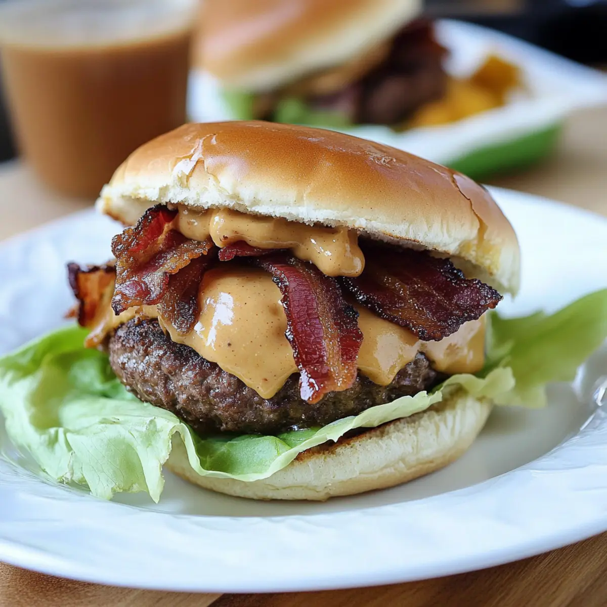 Savory Peanut Butter Burgers with Bacon for Bold Flavors