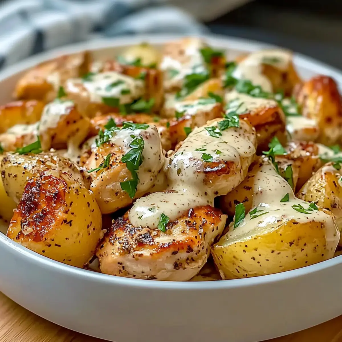 Garlic Parmesan Chicken Potato Bowls for Cozy Weeknight Dinners