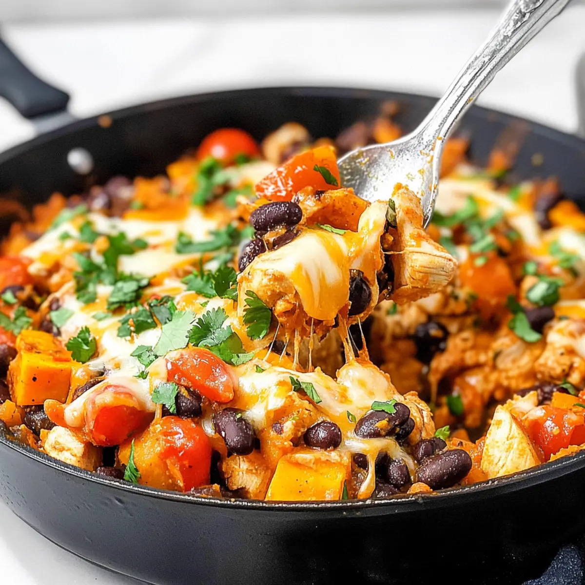 Savor the Flavor: Mexican Chicken and Sweet Potato Skillet