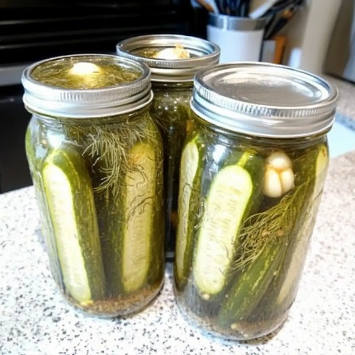 Crunchy Sour Dill Cucumber Pickles for True Flavor Lovers