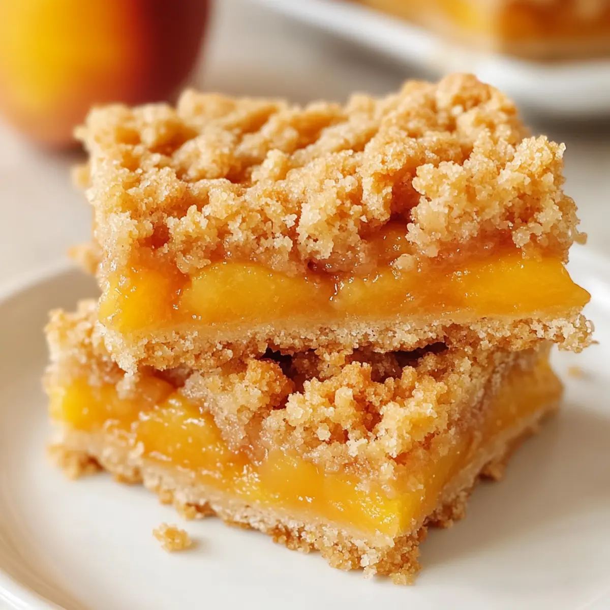 Heavenly Peach Crumb Bars: Your New Favorite Summer Treat