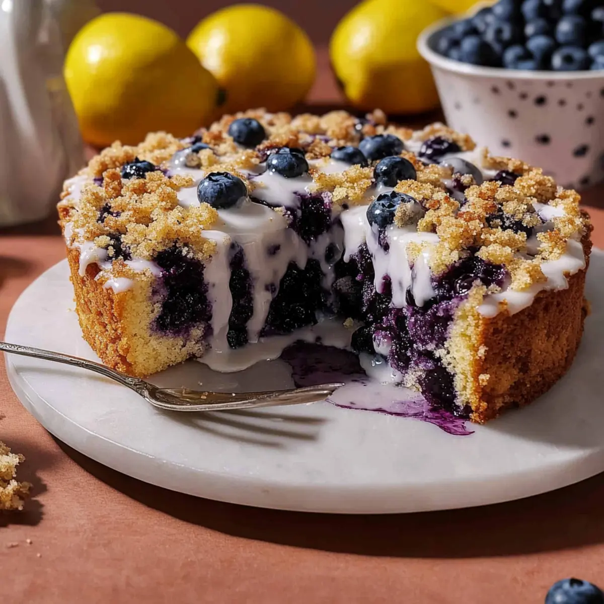 Delicious Lemon Blueberry Crumb Cake to Brighten Your Day