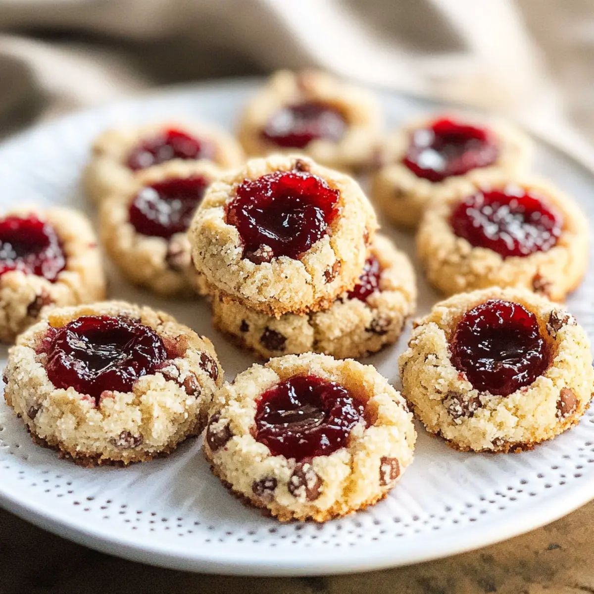 Raspberry Hazelnut Thumbprint Cookies: Irresistibly Buttery Bites