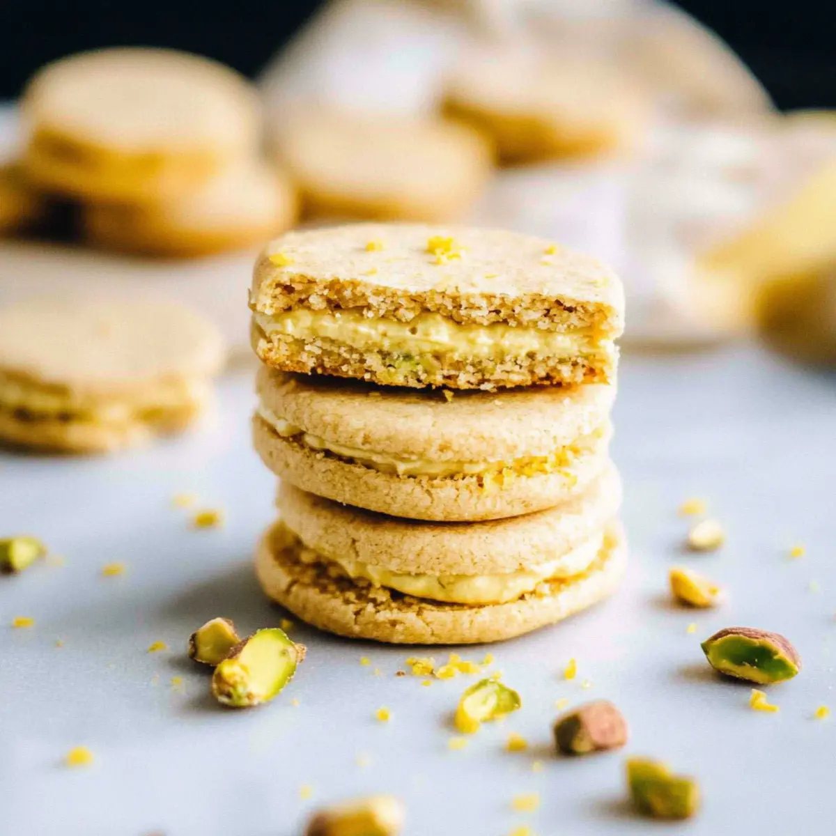 Lemon Pistachio Sandwich Cookies: A Festive Dream Treat