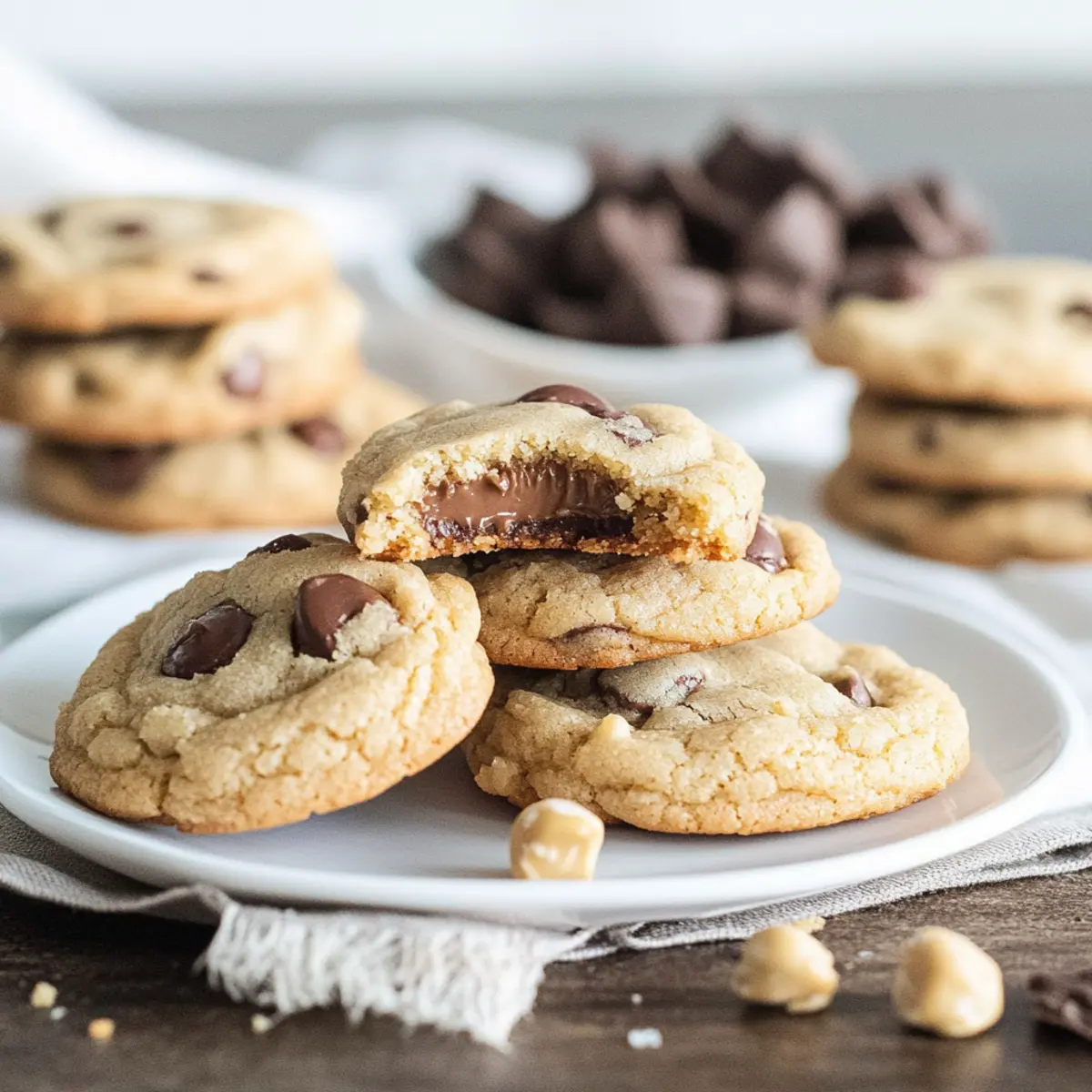 Peanut Butter Cup Stuffed Cookies That Melt in Your Mouth
