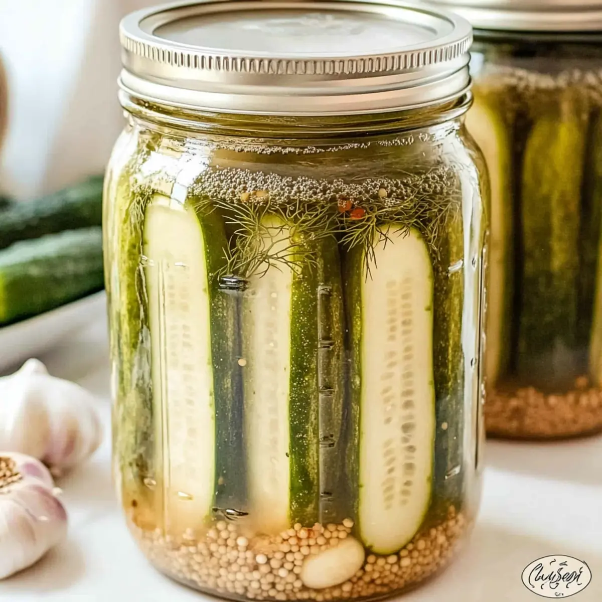 Crunchy Refrigerator Kosher Dill Pickles You’ll Love