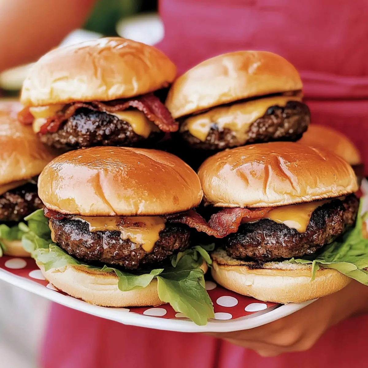 Ultimate Glazed Bacon-and-Cheese-Filled Burgers for Summer Bliss