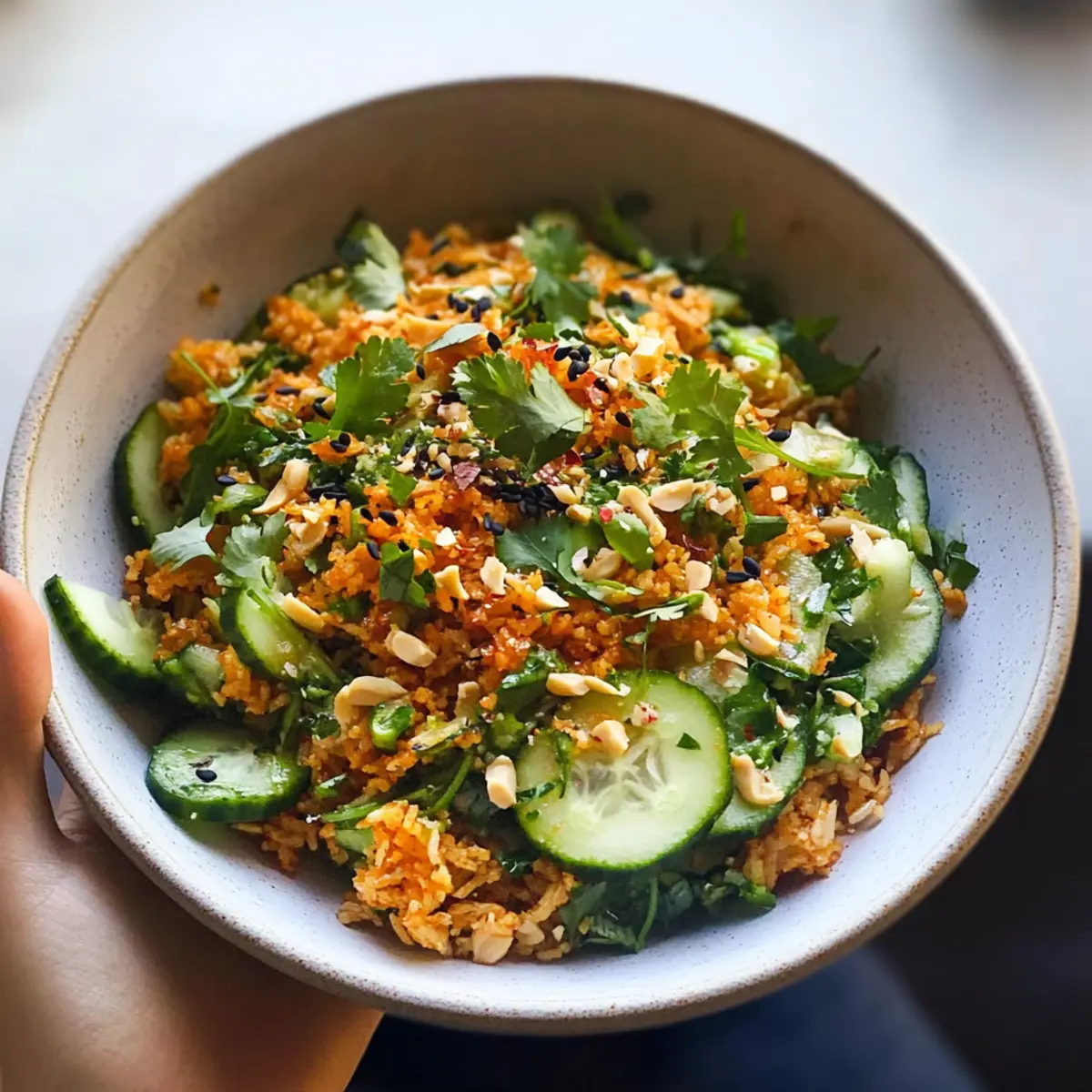 Crispy Rice Salad with Herbs: A Refreshing Summer Delight