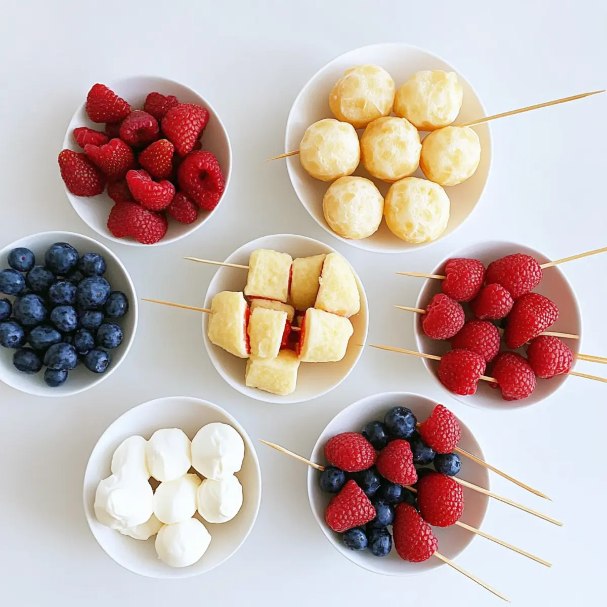 Refreshing 4th of July Dessert Kabobs Everyone Will Love