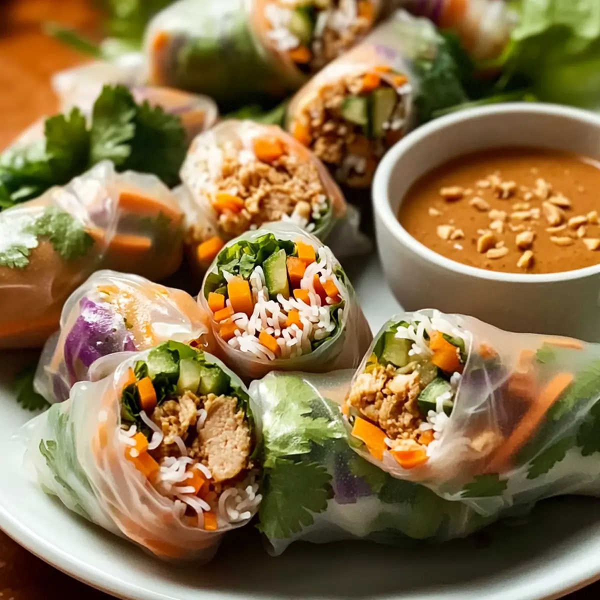 Lemongrass Chicken Rice Paper Rolls: Fresh Summer Bites