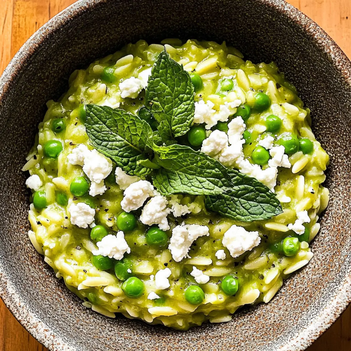 Creamy Pea & Mint Orzo Risotto for a Fresh Spring Dinner