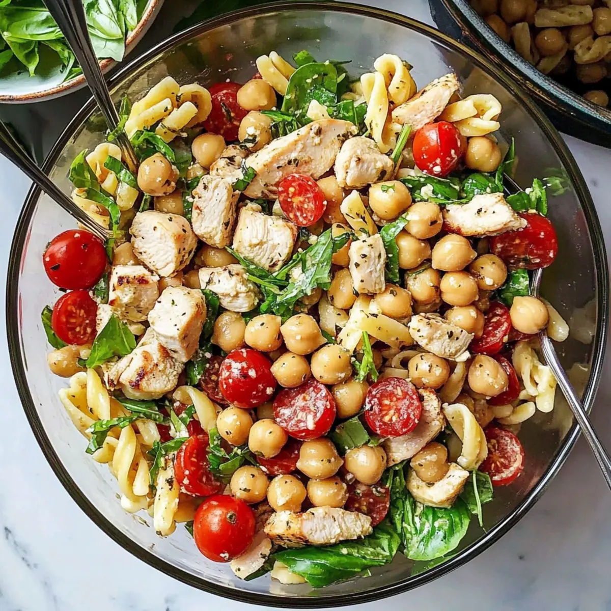 High Protein Pasta Salad for a Satisfying Meal Prep Delight