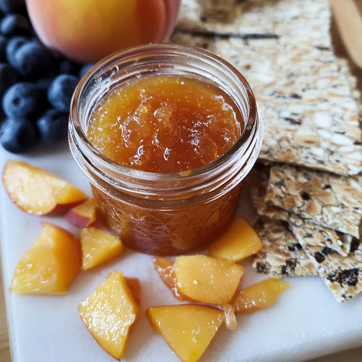 Sweet & Savory Bourbon Peach Jam for Summer Bliss