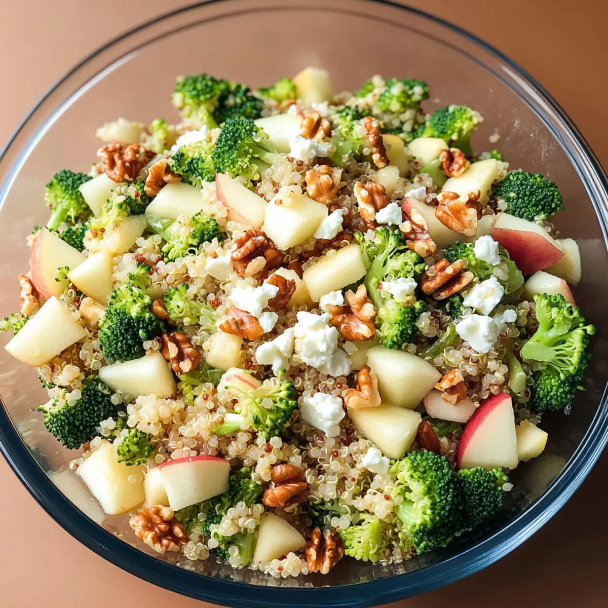 Refreshing Broccoli Apple Quinoa Salad That You'll Love