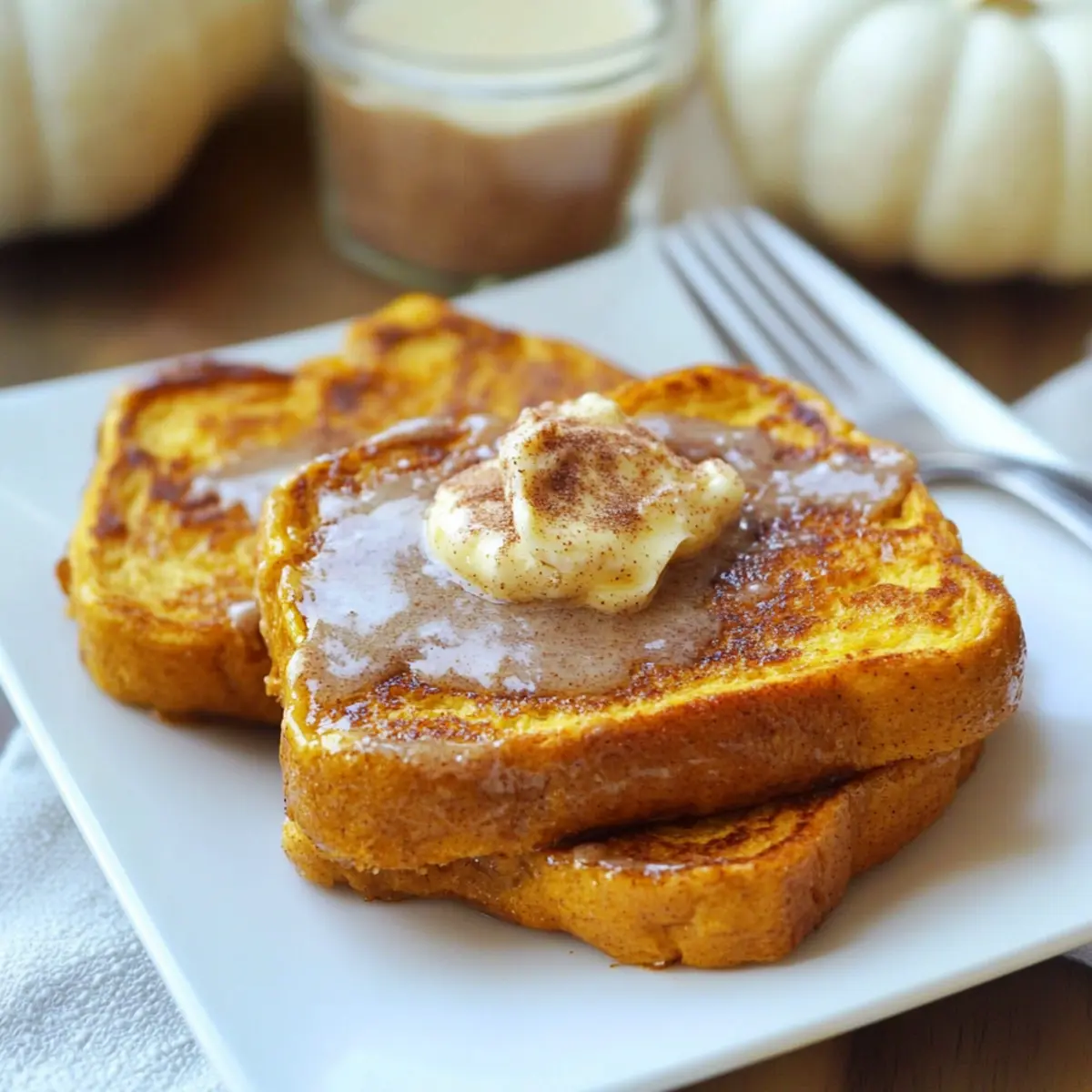 Fall’s Cozy Delight: Pumpkin French Toast Bliss