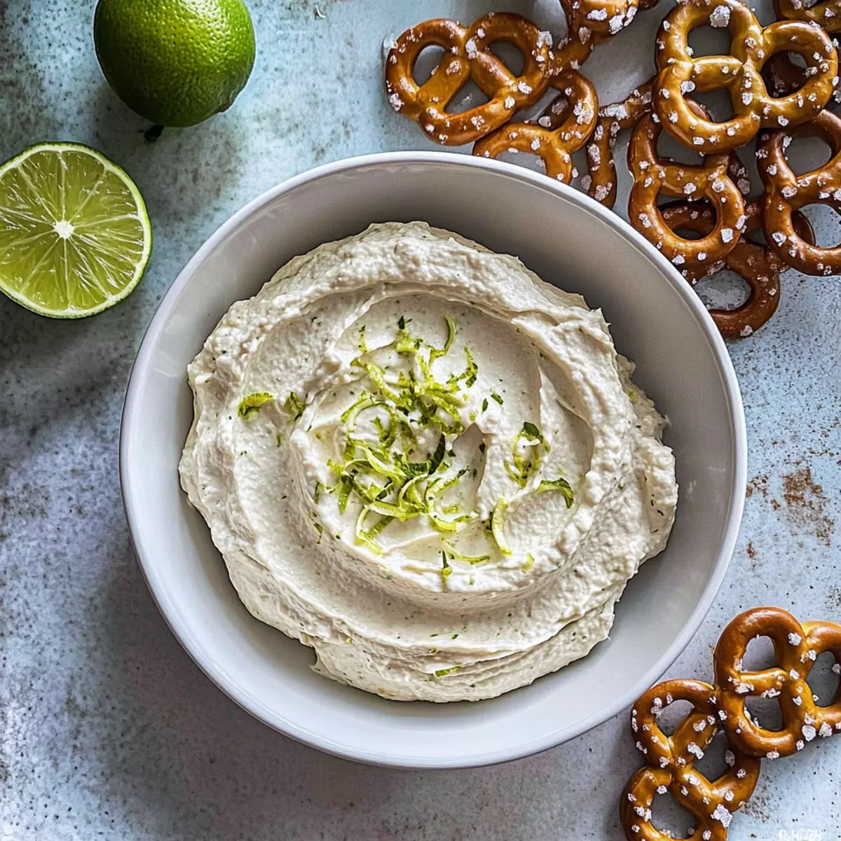 Margarita Dip with Salted Pretzels: A Fun Party Favorite!