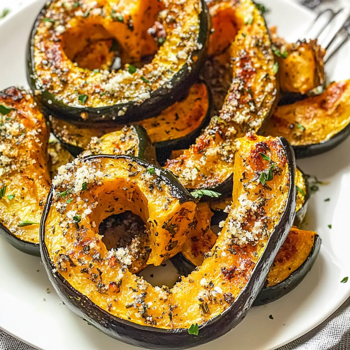 Savory Parmesan Herb Roasted Acorn Squash for Cozy Nights