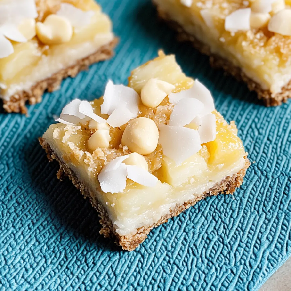 Tropical Magic Bars: A Sweet Escape To Paradise