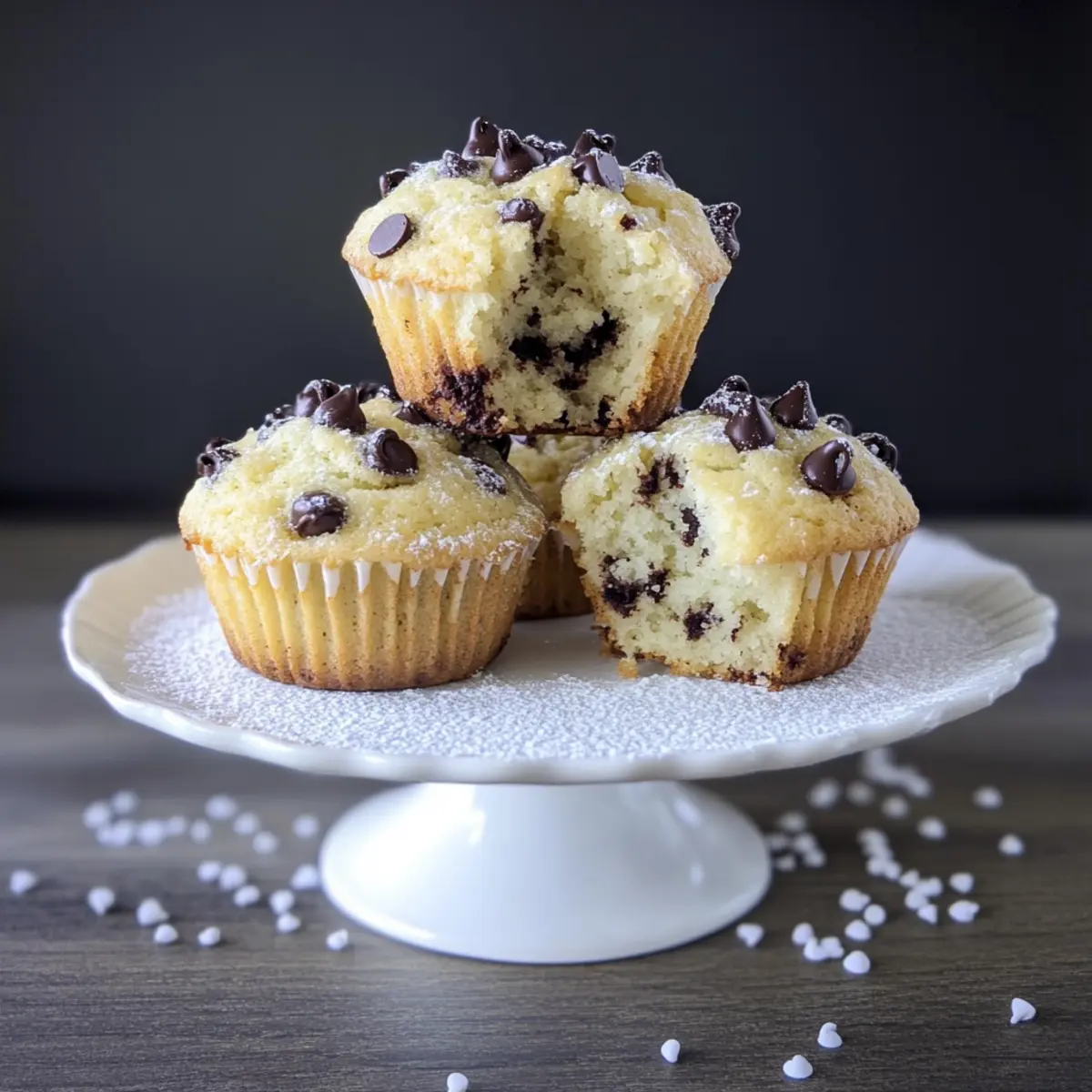 Irresistibly Moist Ricotta Chocolate Chip Muffins Recipe