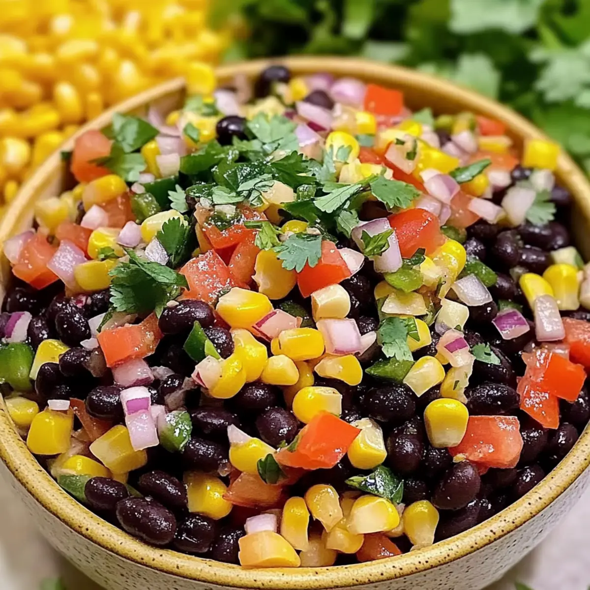 Fresh Black Bean Corn Salsa to Brighten Your Day
