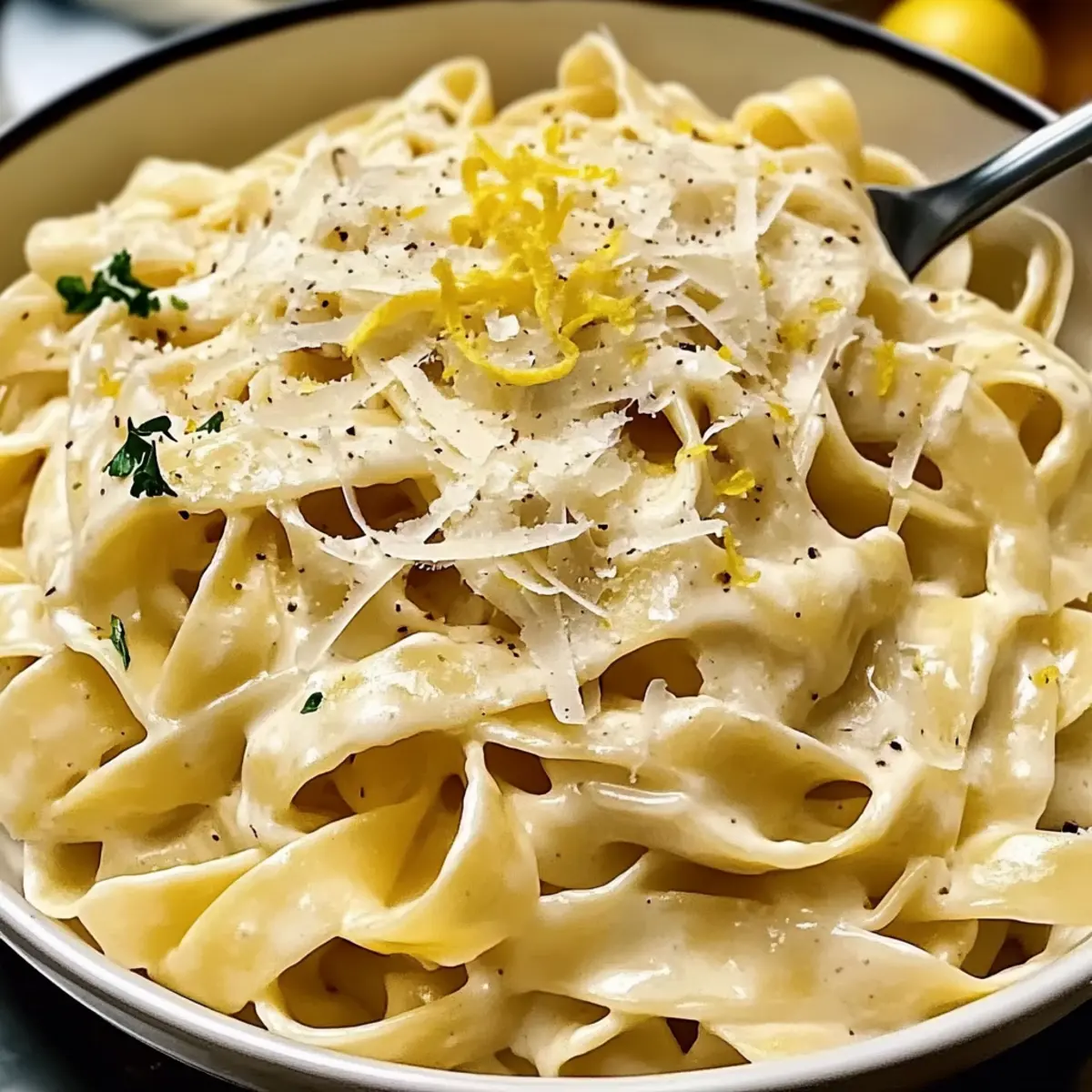 Creamy Lemon Pasta: A Quick and Zesty Comfort Dish