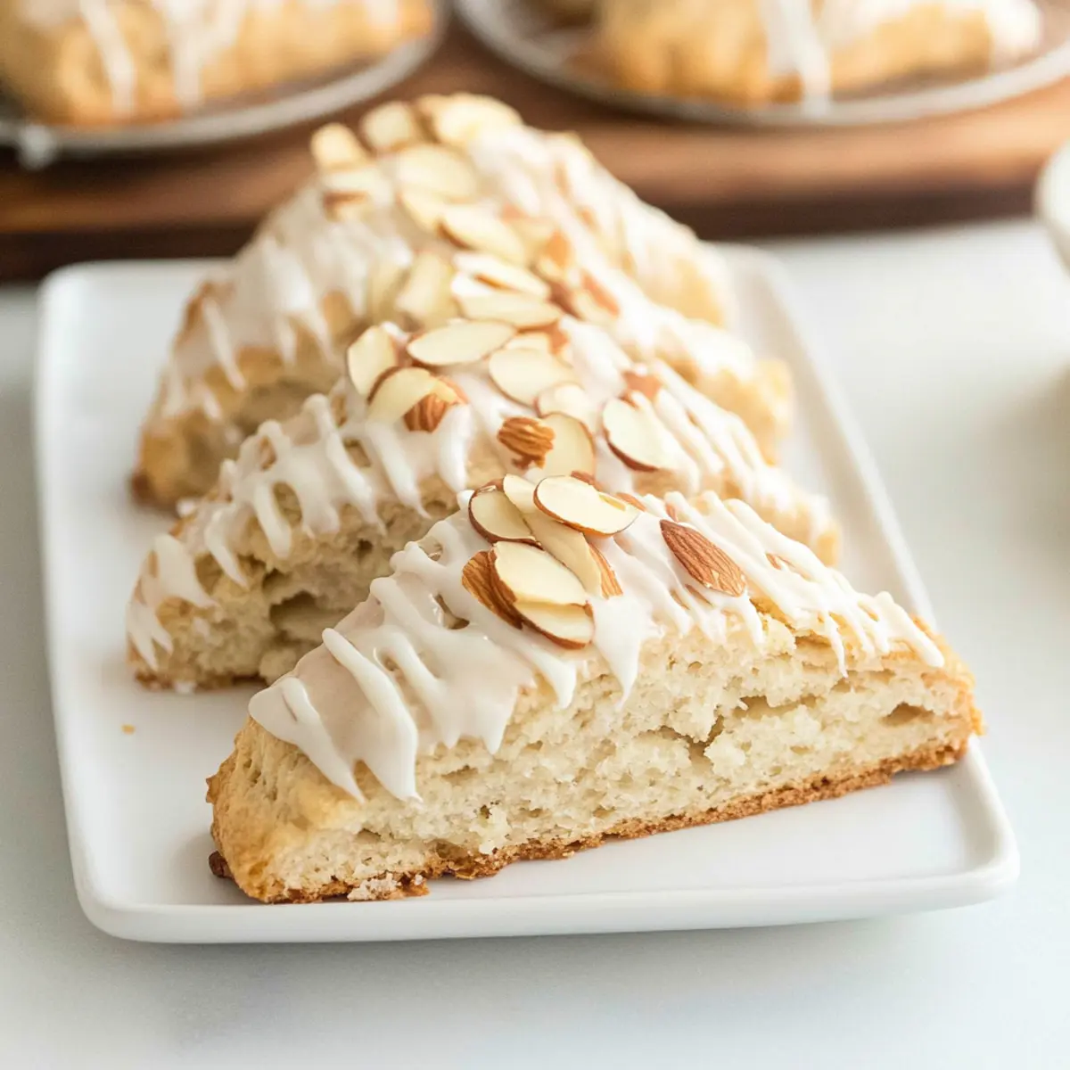 Sourdough Vanilla Almond Scones: A Nutty Breakfast Delight