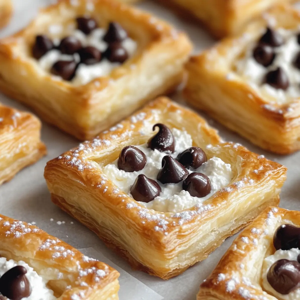 Delicious Ricotta Chocolate Chip Pastry Squares You’ll Love
