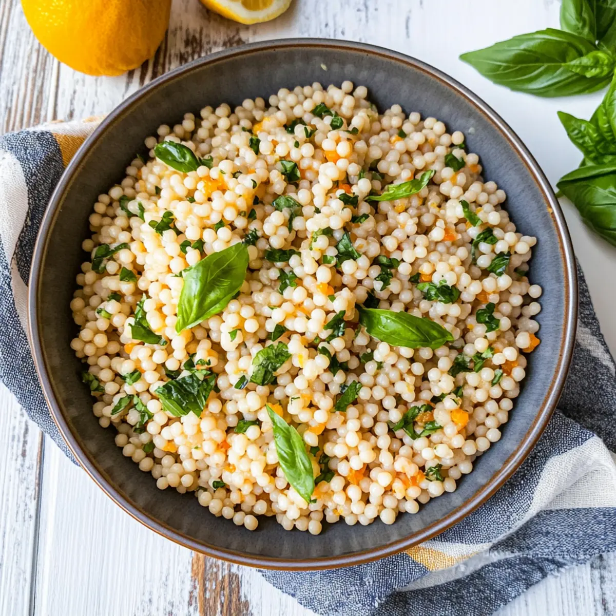 Lemon Butter Pearl Couscous: Your New Favorite Summer Side