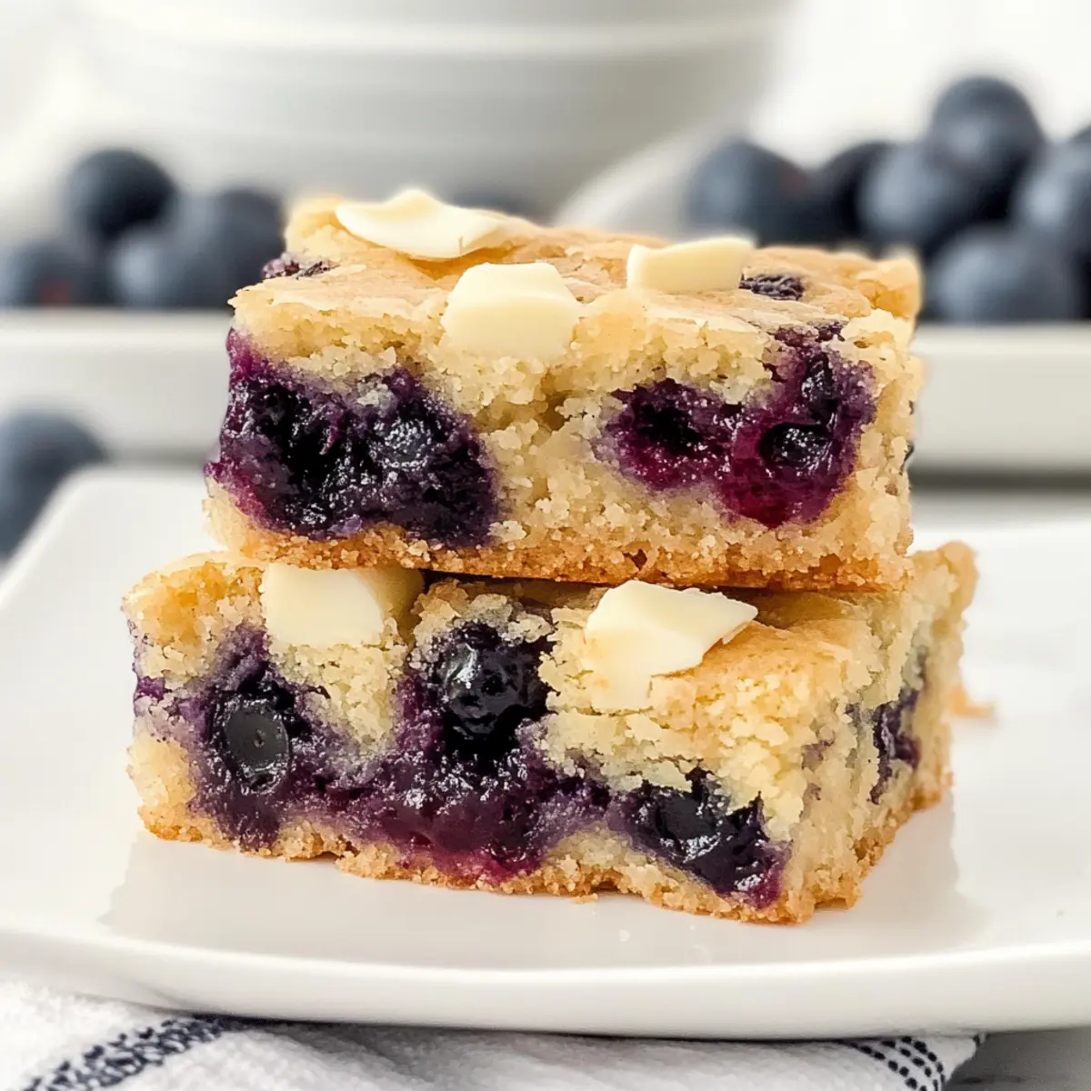 Delicious Blueberry Blondies for Your Summer Indulgence