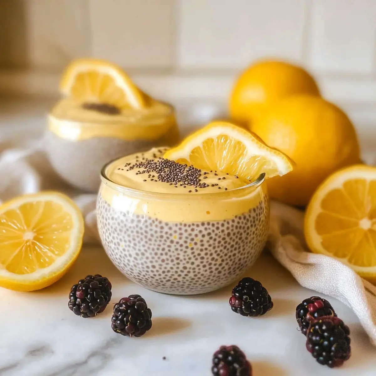 Lemon Cream Chia Pudding: Zesty Vegan Delight for You