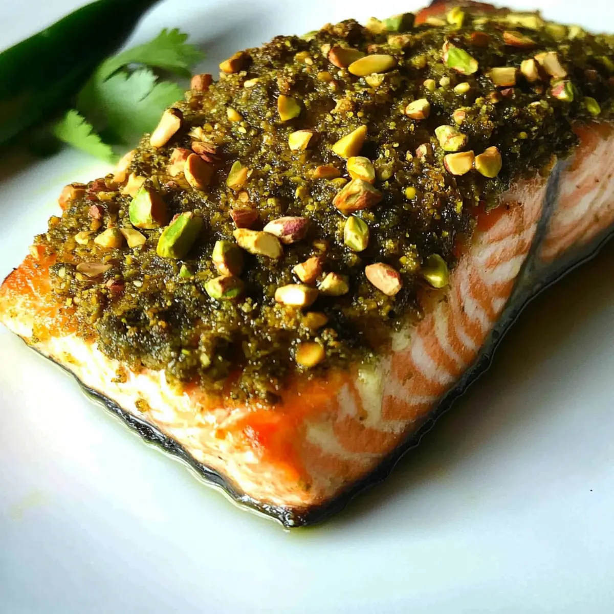 Pistachio Salmon with Lemon: A Crunchy, Flavorful Delight