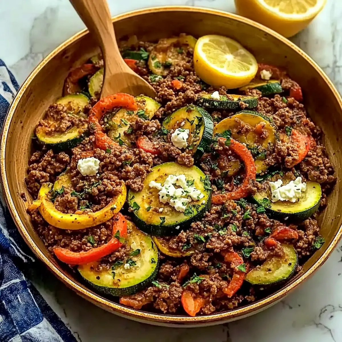 Mediterranean Ground Beef Skillet for Flavor-Packed Dinners