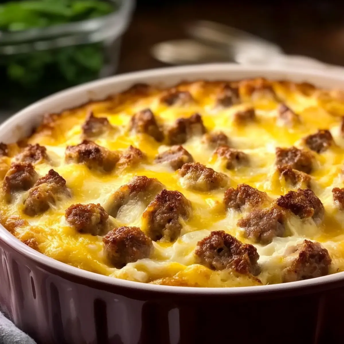 Sausage and Cheese Breakfast Casserole: Your Cozy Brunch Staple