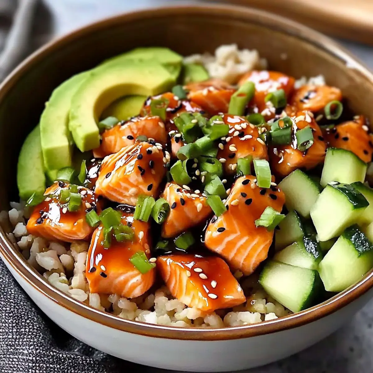 Savory Honey Glazed Salmon Bowl Recipe for Quick Dinners