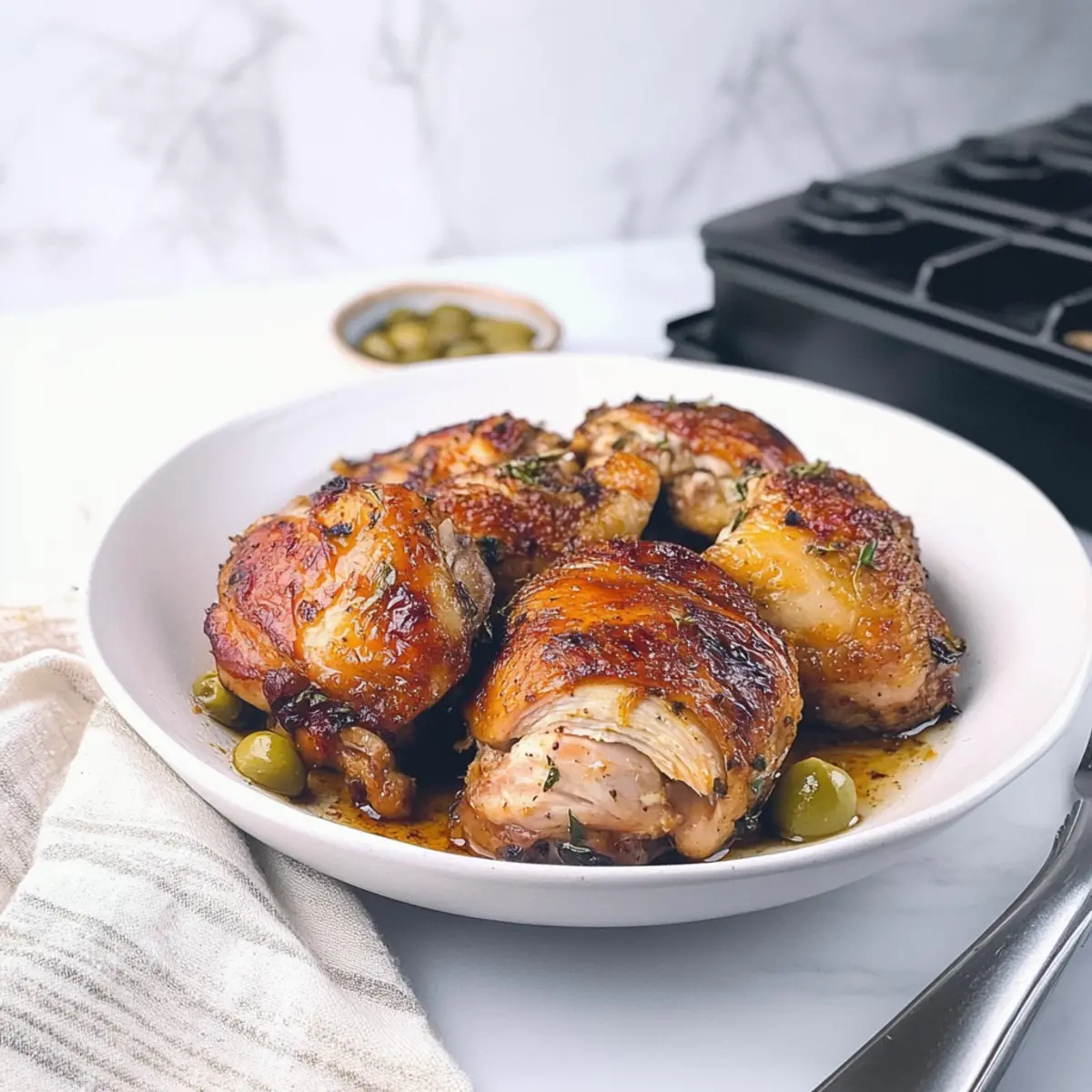 Savor the Flavor of Roasted Greek Chicken Thighs Tonight