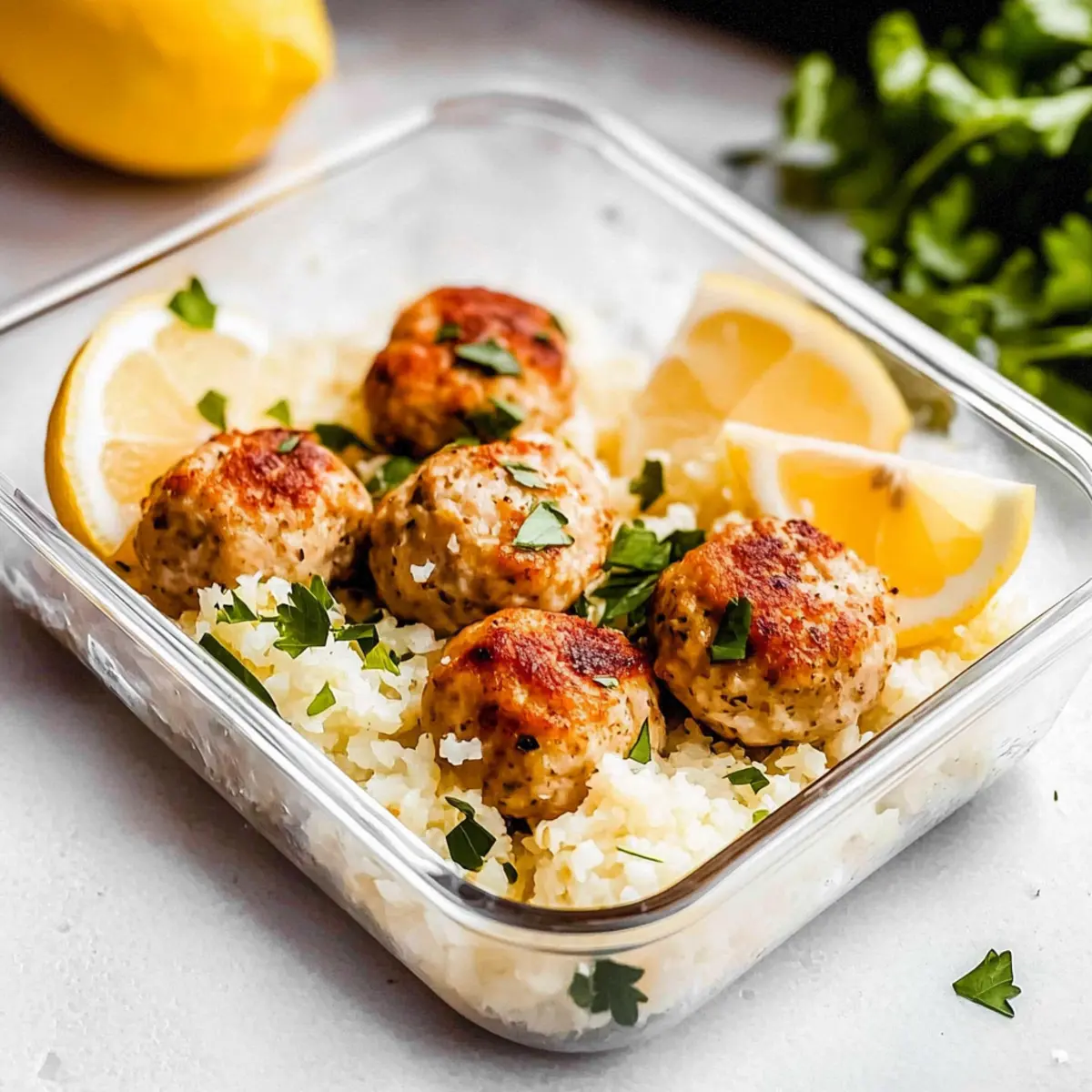 Savor Healthy Chicken Meatballs Meal Prep for Easy Weeknights
