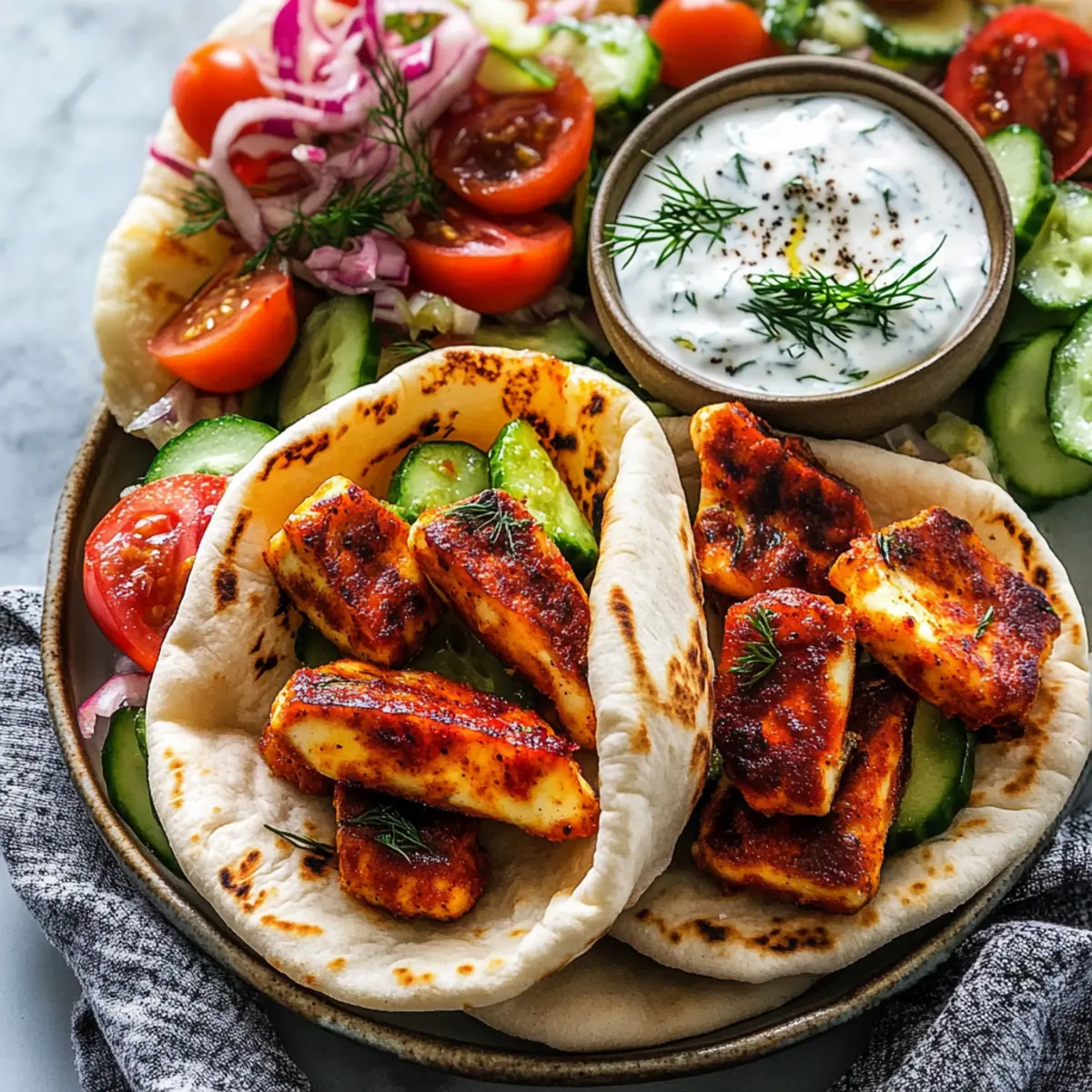 Mediterranean Halloumi Pitas: Quick, Flavorful Comfort Food